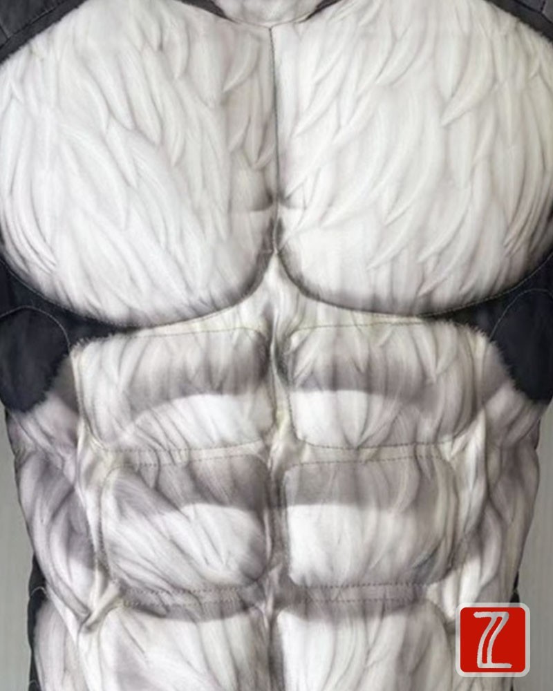 Toon Husky Muscle Petsuits | 3D Padded Furry Muscle Costume