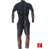 Combinaison moulante à motif doberman | Costume de fourrure musculaire rembourré 3D
