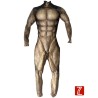 German Shepherd Pattern Muscle Petsuit | 3D Padded Furry Muscle Costume