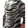 Zebra Muscle Petsuit | 3D Padded Furry Muscle Costume