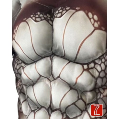 costume de cosplay musclé | Costume de fourrure musculaire rembourré 3D