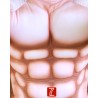 Skin Tone Muscle Jumpsuit | 3D Padded Furry Muscle Costume